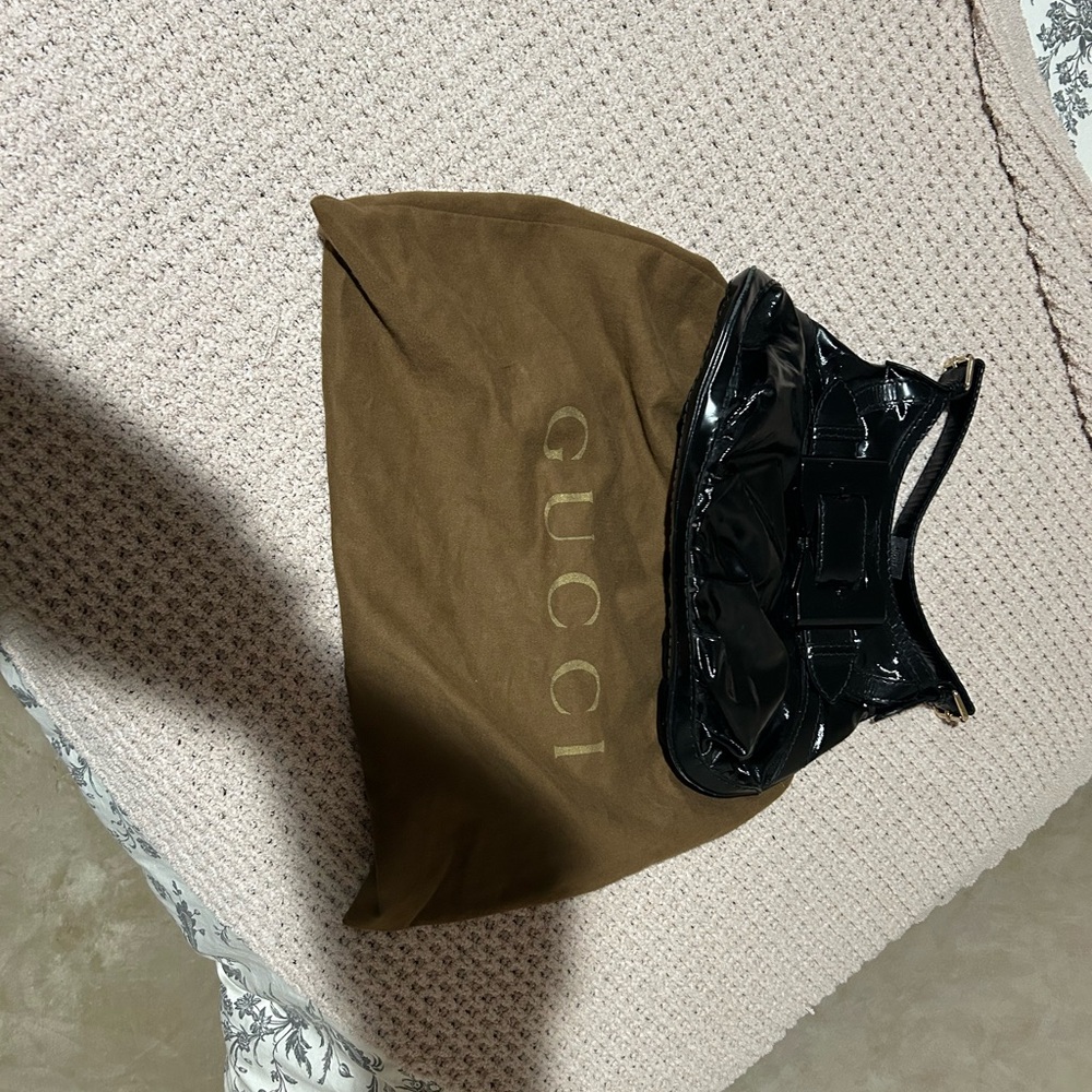 Gucci Black Leather Handbag